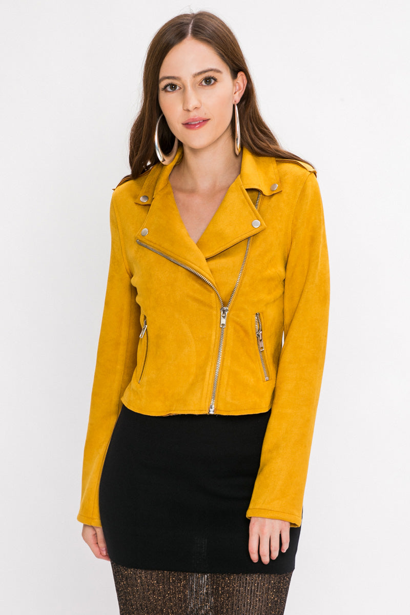 Honey Butta Suede Jacket